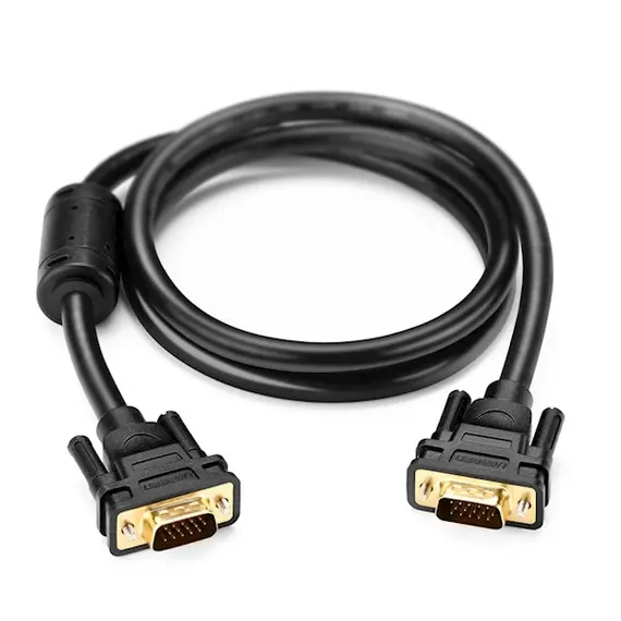 VGA კაბელი UGREEN VG101 (11646) VGA Male to Male Cable 2m, Black, 3 image - TechMall.geVGA კაბელი UGREEN VG101 (11646) VGA Male to Male Cable 2m, Black, 3 image - TechMall.ge ,VGA კაბელი UGREEN VG101 (11646) VGA Male to Male Cable 2m, Black, 3 image - TechMall.ge