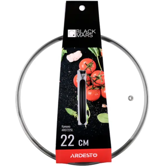 მინის თავსახური Ardesto Lid Black Mars 22cm, glass, stainless steel, silicone, 2 image - TechMall.geმინის თავსახური Ardesto Lid Black Mars 22cm, glass, stainless steel, silicone, 2 image - TechMall.ge ,მინის თავსახური Ardesto Lid Black Mars 22cm, glass, stainless steel, silicone, 2 image - TechMall.ge