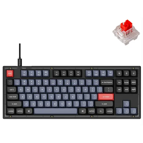 კლავიატურა Keychron V1 100 Key QMK Keychron K PRO Red Hot-Swap RGB Frosted Black - TechMall.geკლავიატურა Keychron V1 100 Key QMK Keychron K PRO Red Hot-Swap RGB Frosted Black - TechMall.ge ,კლავიატურა Keychron V1 100 Key QMK Keychron K PRO Red Hot-Swap RGB Frosted Black - TechMall.ge
