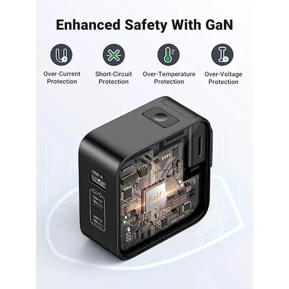 დამტენი UGREEN CD296 (90409), 65W, USB, USB-C, Gray, 4 image - TechMall.geდამტენი UGREEN CD296 (90409), 65W, USB, USB-C, Gray, 4 image - TechMall.ge ,დამტენი UGREEN CD296 (90409), 65W, USB, USB-C, Gray, 4 image - TechMall.ge