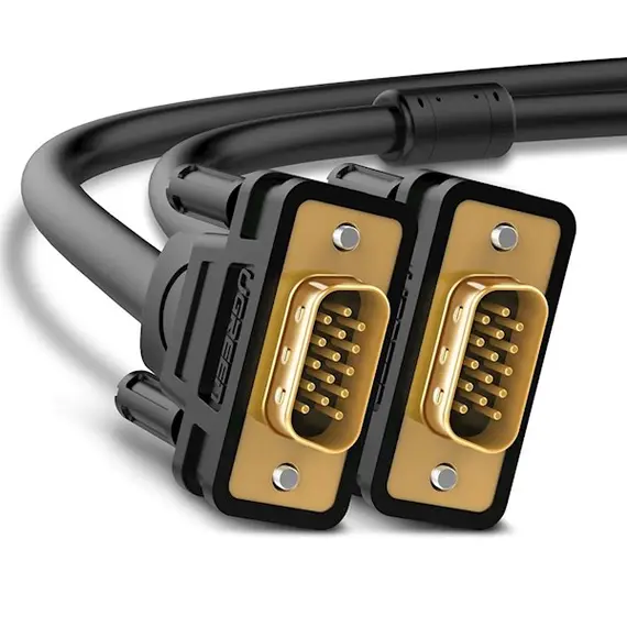 VGA კაბელი UGREEN VG101 (11646) VGA Male to Male Cable 2m, Black - TechMall.geVGA კაბელი UGREEN VG101 (11646) VGA Male to Male Cable 2m, Black - TechMall.ge ,VGA კაბელი UGREEN VG101 (11646) VGA Male to Male Cable 2m, Black - TechMall.ge