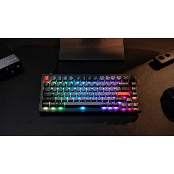 კლავიატურა Keychron V1 68 Key QMK Keychron K PRO Red Hot-Swap RGB Knob Carbon Black, 2 image - TechMall.geკლავიატურა Keychron V1 68 Key QMK Keychron K PRO Red Hot-Swap RGB Knob Carbon Black, 2 image - TechMall.ge ,კლავიატურა Keychron V1 68 Key QMK Keychron K PRO Red Hot-Swap RGB Knob Carbon Black, 2 image - TechMall.ge
