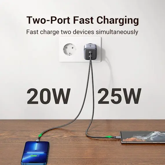 დამტენი UGREEN CD294 (90573) Nexode, 45W, USB-C, Gray, 3 image - TechMall.geდამტენი UGREEN CD294 (90573) Nexode, 45W, USB-C, Gray, 3 image - TechMall.ge ,დამტენი UGREEN CD294 (90573) Nexode, 45W, USB-C, Gray, 3 image - TechMall.ge