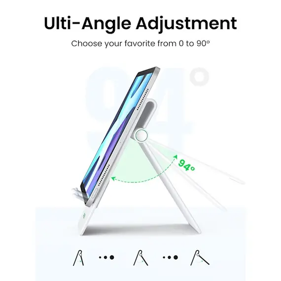 პლანშეტის დამჭერი UGREEN LP406 (30426), Desktop Tablet Stand, White, 4 image - TechMall.geპლანშეტის დამჭერი UGREEN LP406 (30426), Desktop Tablet Stand, White, 4 image - TechMall.ge ,პლანშეტის დამჭერი UGREEN LP406 (30426), Desktop Tablet Stand, White, 4 image - TechMall.ge