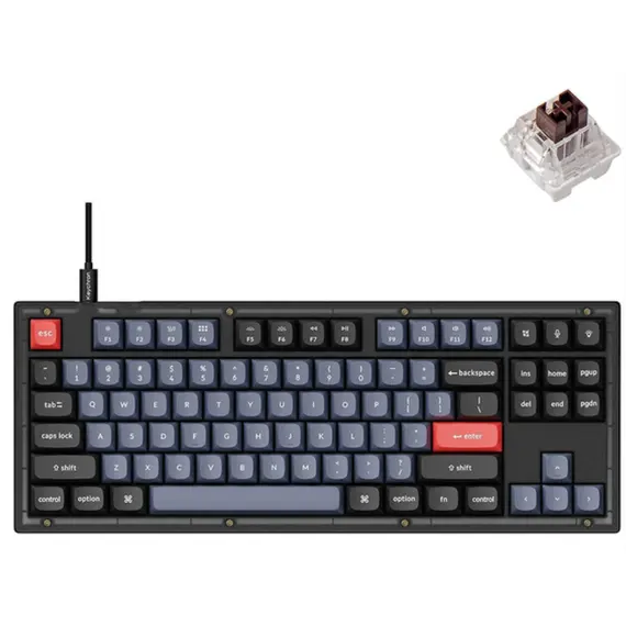 კლავიატურა Keychron V1 100 Key QMK Keychron K PRO Brown Hot-Swap RGB Frosted Black - TechMall.geკლავიატურა Keychron V1 100 Key QMK Keychron K PRO Brown Hot-Swap RGB Frosted Black - TechMall.ge ,კლავიატურა Keychron V1 100 Key QMK Keychron K PRO Brown Hot-Swap RGB Frosted Black - TechMall.ge