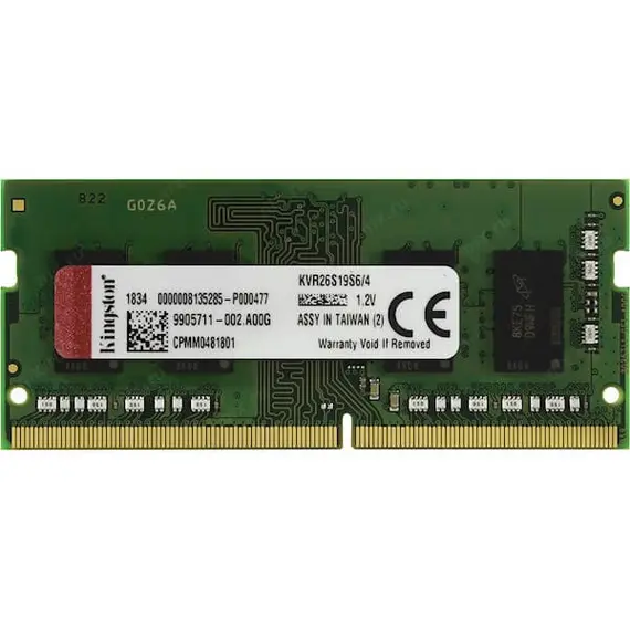 ოპერატიული მეხსიერება KINGSTON 4GB DDR4-2666 (KVR26S19S6/4) - TechMall.geოპერატიული მეხსიერება KINGSTON 4GB DDR4-2666 (KVR26S19S6/4) - TechMall.ge ,ოპერატიული მეხსიერება KINGSTON 4GB DDR4-2666 (KVR26S19S6/4) - TechMall.ge