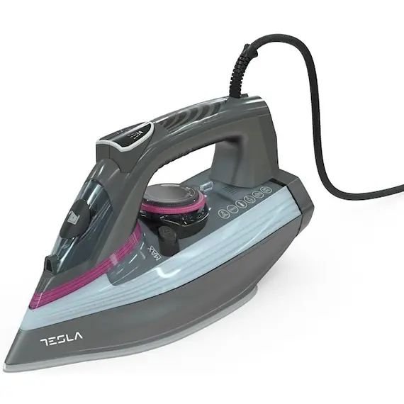 უთო Tesla IR400GP, 3100W, 380ML, Steam Iron, Grey - TechMall.geუთო Tesla IR400GP, 3100W, 380ML, Steam Iron, Grey - TechMall.ge ,უთო Tesla IR400GP, 3100W, 380ML, Steam Iron, Grey - TechMall.ge
