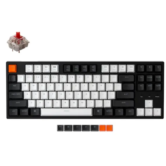 კლავიატურა Keychron C1 Wired 87 Key Hot-Swap Gateron Switch White LED Red - TechMall.geკლავიატურა Keychron C1 Wired 87 Key Hot-Swap Gateron Switch White LED Red - TechMall.ge ,კლავიატურა Keychron C1 Wired 87 Key Hot-Swap Gateron Switch White LED Red - TechMall.ge