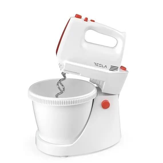 მიქსერი Tesla MX501WRB, 500W, Mixer, White/Red, 3 image - TechMall.geმიქსერი Tesla MX501WRB, 500W, Mixer, White/Red, 3 image - TechMall.ge ,მიქსერი Tesla MX501WRB, 500W, Mixer, White/Red, 3 image - TechMall.ge