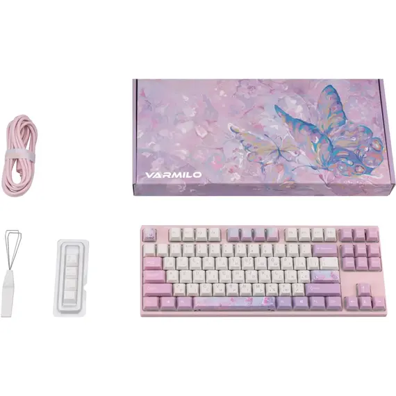 კლავიატურა Varmilo VED87 Dreams On Board Cherry Mx Red UA, 2 image - TechMall.geკლავიატურა Varmilo VED87 Dreams On Board Cherry Mx Red UA, 2 image - TechMall.ge ,კლავიატურა Varmilo VED87 Dreams On Board Cherry Mx Red UA, 2 image - TechMall.ge