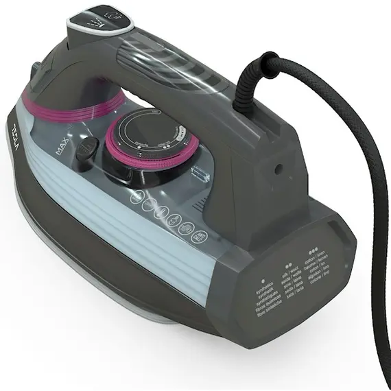 უთო Tesla IR400GP, 3100W, 380ML, Steam Iron, Grey, 4 image - TechMall.geუთო Tesla IR400GP, 3100W, 380ML, Steam Iron, Grey, 4 image - TechMall.ge ,უთო Tesla IR400GP, 3100W, 380ML, Steam Iron, Grey, 4 image - TechMall.ge