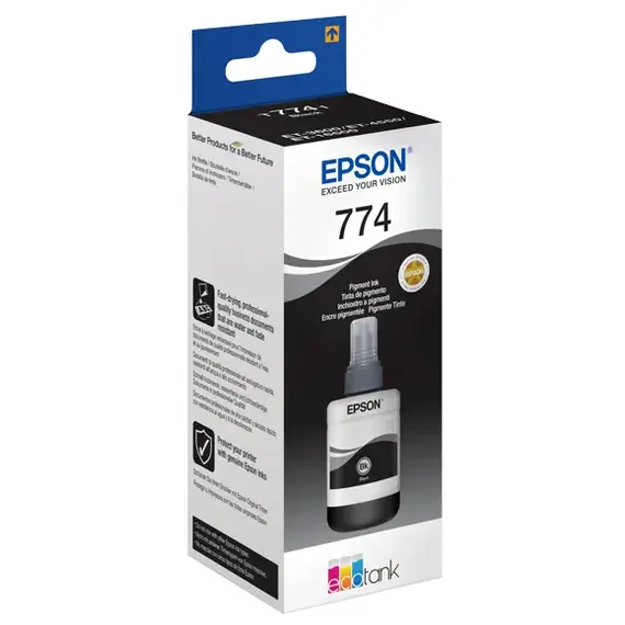 კარტრიჯი EPSON T774 Black Pigment 140ml Ink ORIGINAL (C13T77414A) I/C (b) M100/200, 2 image - TechMall.geკარტრიჯი EPSON T774 Black Pigment 140ml Ink ORIGINAL (C13T77414A) I/C (b) M100/200, 2 image - TechMall.ge ,კარტრიჯი EPSON T774 Black Pigment 140ml Ink ORIGINAL (C13T77414A) I/C (b) M100/200, 2 image - TechMall.ge