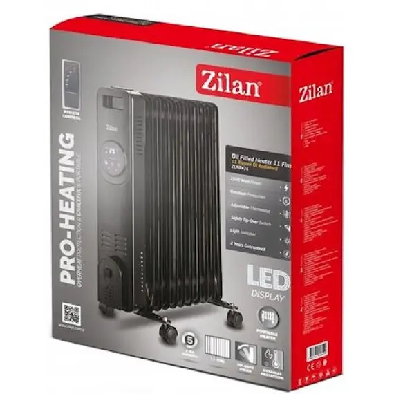 ზეთის გამათბობელი Zilan ZLN8436, 2000W, Oil Radiator, Black, 4 image - TechMall.geზეთის გამათბობელი Zilan ZLN8436, 2000W, Oil Radiator, Black, 4 image - TechMall.ge ,ზეთის გამათბობელი Zilan ZLN8436, 2000W, Oil Radiator, Black, 4 image - TechMall.ge