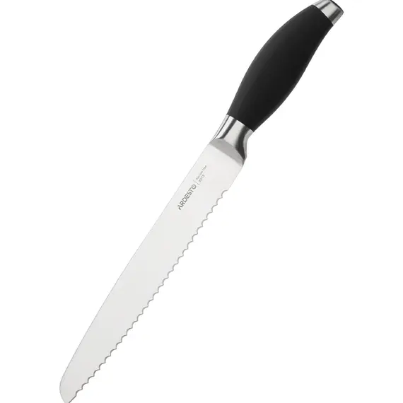 პურის დანა Ardesto Bread knife Gemini, 33 cm, blade length 20,3 сm, black, s/s, plastic - TechMall.geპურის დანა Ardesto Bread knife Gemini, 33 cm, blade length 20,3 сm, black, s/s, plastic - TechMall.ge ,პურის დანა Ardesto Bread knife Gemini, 33 cm, blade length 20,3 сm, black, s/s, plastic - TechMall.ge