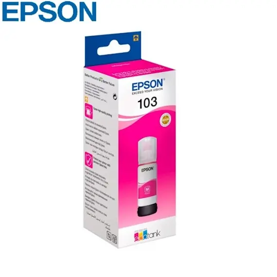 მელანი Epson 103 EcoTank Magenta ink bottle 65ml C13T00S34A - TechMall.geმელანი Epson 103 EcoTank Magenta ink bottle 65ml C13T00S34A - TechMall.ge ,მელანი Epson 103 EcoTank Magenta ink bottle 65ml C13T00S34A - TechMall.ge