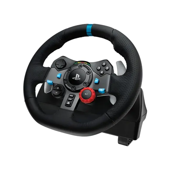 სათამაშო საჭე და პედლები LOGITECH G29 Driving Force Racing Wheel - PC/PS - BLACK - USB L941-000112, 2 image - TechMall.geსათამაშო საჭე და პედლები LOGITECH G29 Driving Force Racing Wheel - PC/PS - BLACK - USB L941-000112, 2 image - TechMall.ge ,სათამაშო საჭე და პედლები LOGITECH G29 Driving Force Racing Wheel - PC/PS - BLACK - USB L941-000112, 2 image - TechMall.ge
