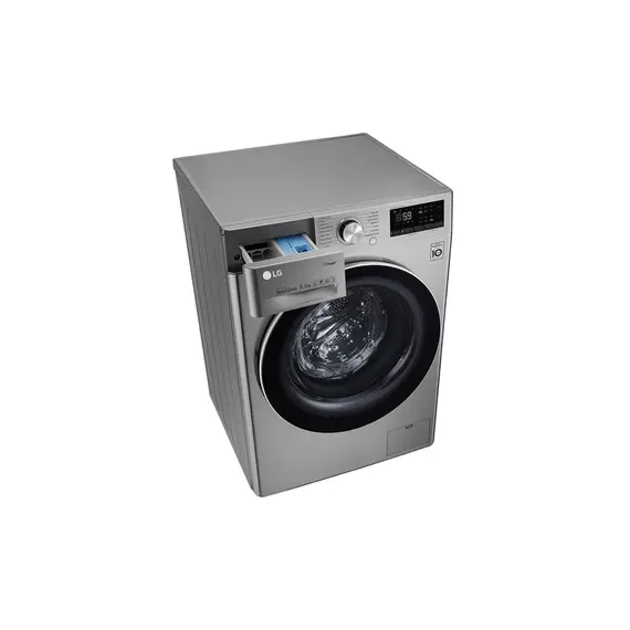 Washing machine LG F2V7GW9T.ASSPTSK- 8.5 KG, 1200 RPM, 85X47,5X60, INVERTER, ARTIFICIAL INT, STEAM, TurboWASH, Silver, 6 image - TechMall.geWashing machine LG F2V7GW9T.ASSPTSK- 8.5 KG, 1200 RPM, 85X47,5X60, INVERTER, ARTIFICIAL INT, STEAM, TurboWASH, Silver, 6 image - TechMall.ge ,Washing machine LG F2V7GW9T.ASSPTSK- 8.5 KG, 1200 RPM, 85X47,5X60, INVERTER, ARTIFICIAL INT, STEAM, TurboWASH, Silver, 6 image - TechMall.ge