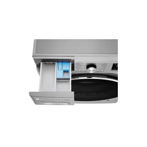 Washing machine LG F2V7GW9T.ASSPTSK- 8.5 KG, 1200 RPM, 85X47,5X60, INVERTER, ARTIFICIAL INT, STEAM, TurboWASH, Silver, 7 image - TechMall.geWashing machine LG F2V7GW9T.ASSPTSK- 8.5 KG, 1200 RPM, 85X47,5X60, INVERTER, ARTIFICIAL INT, STEAM, TurboWASH, Silver, 7 image - TechMall.ge ,Washing machine LG F2V7GW9T.ASSPTSK- 8.5 KG, 1200 RPM, 85X47,5X60, INVERTER, ARTIFICIAL INT, STEAM, TurboWASH, Silver, 7 image - TechMall.ge