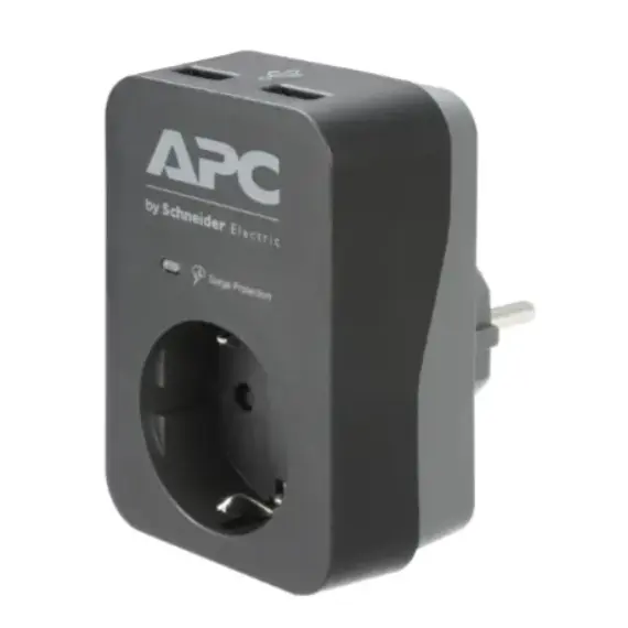 გადამყვანი APC Essential SurgeArrest 1 Outlet 2 USB Ports Black 230V Ge, 2 image - TechMall.geგადამყვანი APC Essential SurgeArrest 1 Outlet 2 USB Ports Black 230V Ge, 2 image - TechMall.ge ,გადამყვანი APC Essential SurgeArrest 1 Outlet 2 USB Ports Black 230V Ge, 2 image - TechMall.ge