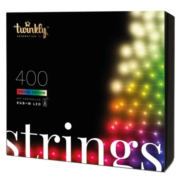 საახალწლო განათება TWINKLY STRINGS 400 RGBW, GEN II, IP44, LENGTH 32M, BLACK WIRE (TWS400SPP-BEU), 2 image - TechMall.geსაახალწლო განათება TWINKLY STRINGS 400 RGBW, GEN II, IP44, LENGTH 32M, BLACK WIRE (TWS400SPP-BEU), 2 image - TechMall.ge ,საახალწლო განათება TWINKLY STRINGS 400 RGBW, GEN II, IP44, LENGTH 32M, BLACK WIRE (TWS400SPP-BEU), 2 image - TechMall.ge
