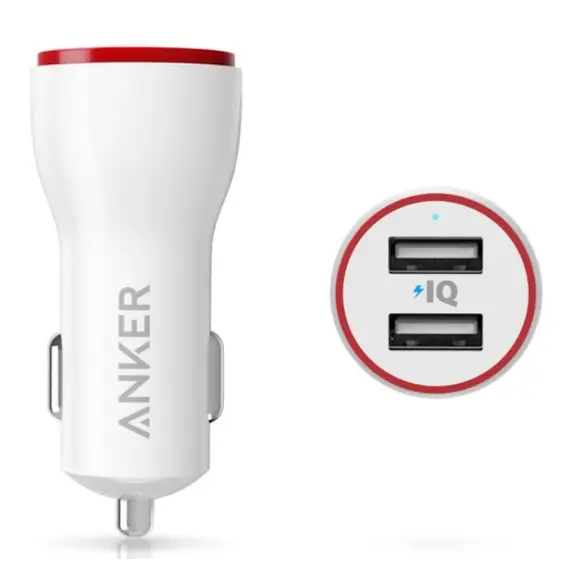 მანქანის დამტენი ANKER - POWERDRIVE 2 24W WH/A2310H21, 2 image - TechMall.geმანქანის დამტენი ANKER - POWERDRIVE 2 24W WH/A2310H21, 2 image - TechMall.ge ,მანქანის დამტენი ANKER - POWERDRIVE 2 24W WH/A2310H21, 2 image - TechMall.ge