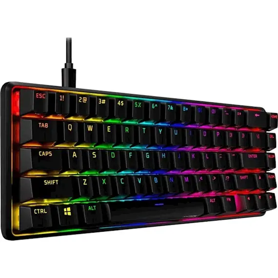 კლავიატურა HyperX 4P5D6AA, HX Red Linear, Wired, USB, Gaming Keyboard, Black, 2 image - TechMall.geკლავიატურა HyperX 4P5D6AA, HX Red Linear, Wired, USB, Gaming Keyboard, Black, 2 image - TechMall.ge ,კლავიატურა HyperX 4P5D6AA, HX Red Linear, Wired, USB, Gaming Keyboard, Black, 2 image - TechMall.ge
