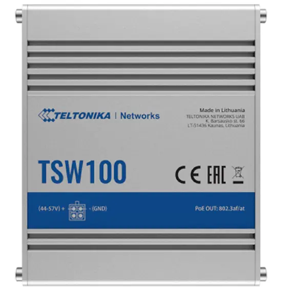 სვიჩი Teltonika TSW100000000, 5-Port Gigabit, PoE + Switch, White - TechMall.geსვიჩი Teltonika TSW100000000, 5-Port Gigabit, PoE + Switch, White - TechMall.ge ,სვიჩი Teltonika TSW100000000, 5-Port Gigabit, PoE + Switch, White - TechMall.ge
