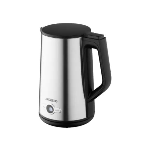 ელექტრო ჩაიდანი Ardesto Electric kettle  Steel Collection EKL-X52E, 1.7L, LED display, double-walled, STRIX, silver, 3 image - TechMall.geელექტრო ჩაიდანი Ardesto Electric kettle  Steel Collection EKL-X52E, 1.7L, LED display, double-walled, STRIX, silver, 3 image - TechMall.ge ,ელექტრო ჩაიდანი Ardesto Electric kettle  Steel Collection EKL-X52E, 1.7L, LED display, double-walled, STRIX, silver, 3 image - TechMall.ge