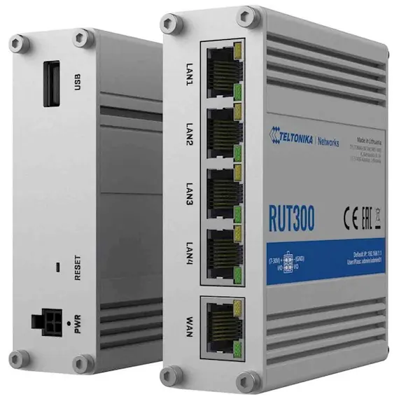როუტერი Teltonika RUT300000000, 100Mbps, Router, White, 3 image - TechMall.geროუტერი Teltonika RUT300000000, 100Mbps, Router, White, 3 image - TechMall.ge ,როუტერი Teltonika RUT300000000, 100Mbps, Router, White, 3 image - TechMall.ge