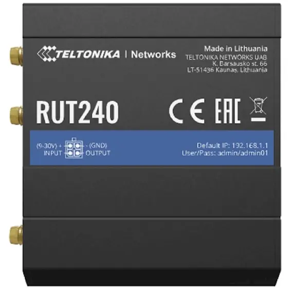 როუტერი Teltonika RUT24006E000, 150Mbps, Router, Black, 3 image - TechMall.geროუტერი Teltonika RUT24006E000, 150Mbps, Router, Black, 3 image - TechMall.ge ,როუტერი Teltonika RUT24006E000, 150Mbps, Router, Black, 3 image - TechMall.ge