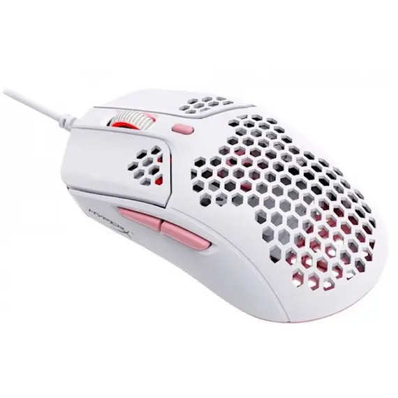 მაუსი HyperX 4P5E4AA Pulsefire Haste, Wired, USB, Gaming Mouse, Pink/White, 2 image - TechMall.geმაუსი HyperX 4P5E4AA Pulsefire Haste, Wired, USB, Gaming Mouse, Pink/White, 2 image - TechMall.ge ,მაუსი HyperX 4P5E4AA Pulsefire Haste, Wired, USB, Gaming Mouse, Pink/White, 2 image - TechMall.ge