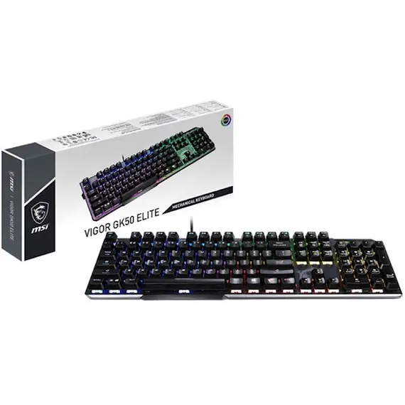 კლავიატურა MSI S11-04RU226-CLA Vigor GK50 Elite, Wired, RGB, USB, Gaming Keyboard, Black, 4 image - TechMall.geკლავიატურა MSI S11-04RU226-CLA Vigor GK50 Elite, Wired, RGB, USB, Gaming Keyboard, Black, 4 image - TechMall.ge ,კლავიატურა MSI S11-04RU226-CLA Vigor GK50 Elite, Wired, RGB, USB, Gaming Keyboard, Black, 4 image - TechMall.ge