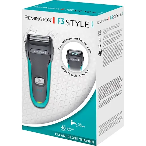 წვერსაპარსი Remington F3000 Blue/Black, 5 image - TechMall.geწვერსაპარსი Remington F3000 Blue/Black, 5 image - TechMall.ge ,წვერსაპარსი Remington F3000 Blue/Black, 5 image - TechMall.ge