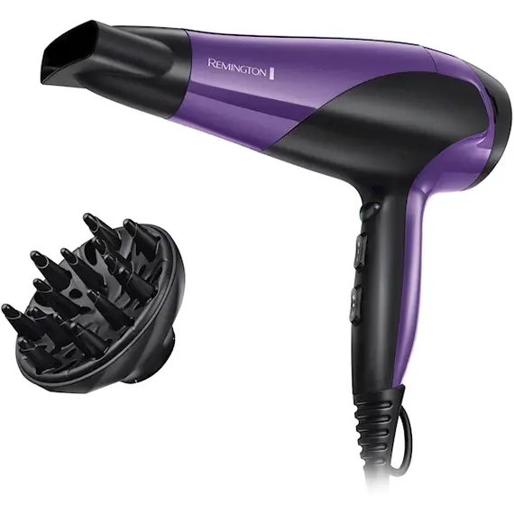 Hair dryer Remington D3190 2200W Hair Dryer Black/Purple - TechMall.geHair dryer Remington D3190 2200W Hair Dryer Black/Purple - TechMall.ge ,Hair dryer Remington D3190 2200W Hair Dryer Black/Purple - TechMall.ge