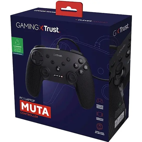 ჯოისტიკი Trust Gaming 24789 GXT541 Muta, Controller, Wired, USB, Black, 5 image - TechMall.geჯოისტიკი Trust Gaming 24789 GXT541 Muta, Controller, Wired, USB, Black, 5 image - TechMall.ge ,ჯოისტიკი Trust Gaming 24789 GXT541 Muta, Controller, Wired, USB, Black, 5 image - TechMall.ge