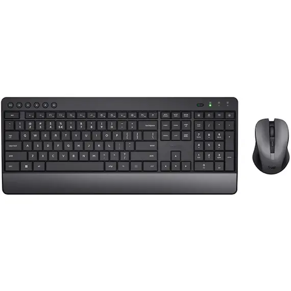 კლავიატურა + მაუსი Trust 24529 Trezo, Wireless, USB, Bluetooth, Keyboard And Mouse, Black, 2 image - TechMall.geკლავიატურა + მაუსი Trust 24529 Trezo, Wireless, USB, Bluetooth, Keyboard And Mouse, Black, 2 image - TechMall.ge ,კლავიატურა + მაუსი Trust 24529 Trezo, Wireless, USB, Bluetooth, Keyboard And Mouse, Black, 2 image - TechMall.ge