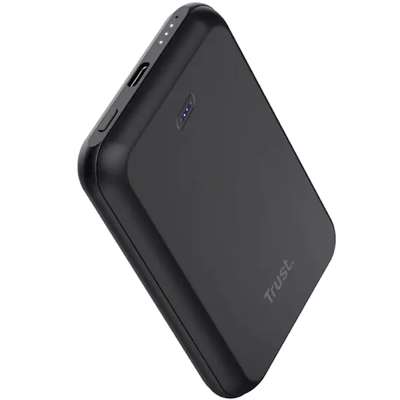 პორტატული დამტენი Trust 24877 Magno, 5000mAh, USB Type-C, Power Bank, Black, 2 image - TechMall.geპორტატული დამტენი Trust 24877 Magno, 5000mAh, USB Type-C, Power Bank, Black, 2 image - TechMall.ge ,პორტატული დამტენი Trust 24877 Magno, 5000mAh, USB Type-C, Power Bank, Black, 2 image - TechMall.ge