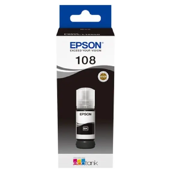 კარტრიჯის მელანი Epson 108 C13T09C14A, 3600P, Ink Cartridge, Black - TechMall.geკარტრიჯის მელანი Epson 108 C13T09C14A, 3600P, Ink Cartridge, Black - TechMall.ge ,კარტრიჯის მელანი Epson 108 C13T09C14A, 3600P, Ink Cartridge, Black - TechMall.ge