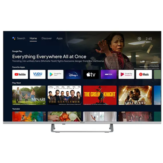 ტელევიზორი Tesla 55E635SUS 55” (139cm), Silver/ frameless, 3840x2160 (UHD), DVB-T/T2/C/S/S2, Android 11 - TechMall.geტელევიზორი Tesla 55E635SUS 55” (139cm), Silver/ frameless, 3840x2160 (UHD), DVB-T/T2/C/S/S2, Android 11 - TechMall.ge ,ტელევიზორი Tesla 55E635SUS 55” (139cm), Silver/ frameless, 3840x2160 (UHD), DVB-T/T2/C/S/S2, Android 11 - TechMall.ge