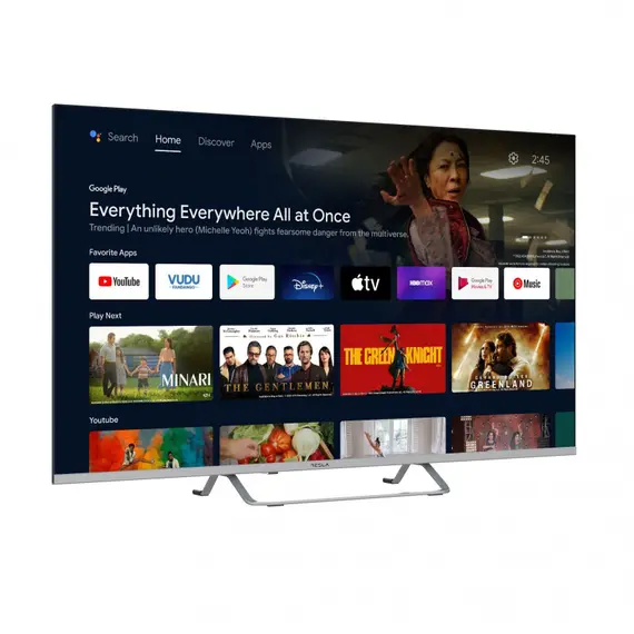 ტელევიზორი Tesla 55E635SUS 55” (139cm), Silver/ frameless, 3840x2160 (UHD), DVB-T/T2/C/S/S2, Android 11, 2 image - TechMall.geტელევიზორი Tesla 55E635SUS 55” (139cm), Silver/ frameless, 3840x2160 (UHD), DVB-T/T2/C/S/S2, Android 11, 2 image - TechMall.ge ,ტელევიზორი Tesla 55E635SUS 55” (139cm), Silver/ frameless, 3840x2160 (UHD), DVB-T/T2/C/S/S2, Android 11, 2 image - TechMall.ge