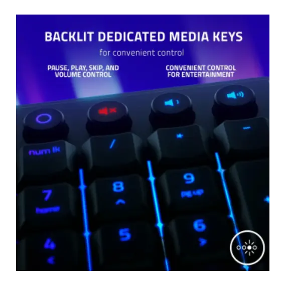 კლავიატურა Razer Ornata V3 TKL RGB 84key Mecha-Membrane Switch USB-A EN, Black, 3 image - TechMall.geკლავიატურა Razer Ornata V3 TKL RGB 84key Mecha-Membrane Switch USB-A EN, Black, 3 image - TechMall.ge ,კლავიატურა Razer Ornata V3 TKL RGB 84key Mecha-Membrane Switch USB-A EN, Black, 3 image - TechMall.ge