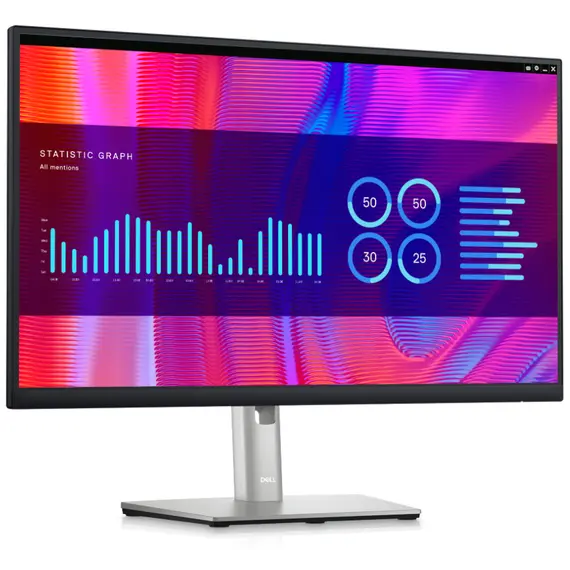 მონიტორი DELL Monitor 23.8" P2423DE HDMI, DP, USB-C, RJ-45, IPS, 2560x1440, sRGB 99%, Pivot, 2 image - TechMall.geმონიტორი DELL Monitor 23.8" P2423DE HDMI, DP, USB-C, RJ-45, IPS, 2560x1440, sRGB 99%, Pivot, 2 image - TechMall.ge ,მონიტორი DELL Monitor 23.8" P2423DE HDMI, DP, USB-C, RJ-45, IPS, 2560x1440, sRGB 99%, Pivot, 2 image - TechMall.ge