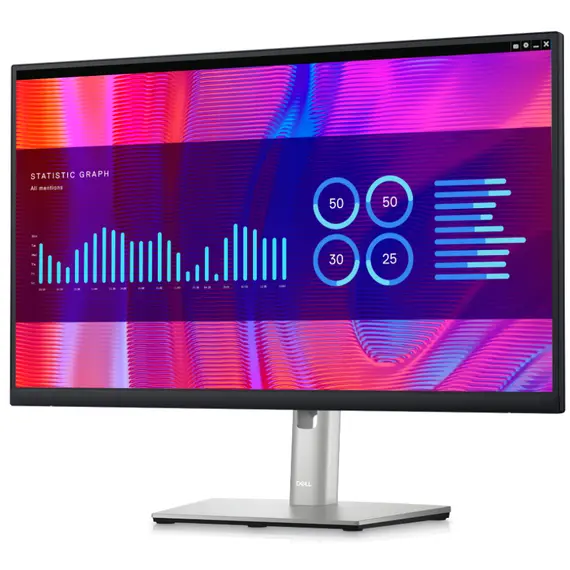 მონიტორი DELL Monitor 23.8" P2423DE HDMI, DP, USB-C, RJ-45, IPS, 2560x1440, sRGB 99%, Pivot, 3 image - TechMall.geმონიტორი DELL Monitor 23.8" P2423DE HDMI, DP, USB-C, RJ-45, IPS, 2560x1440, sRGB 99%, Pivot, 3 image - TechMall.ge ,მონიტორი DELL Monitor 23.8" P2423DE HDMI, DP, USB-C, RJ-45, IPS, 2560x1440, sRGB 99%, Pivot, 3 image - TechMall.ge