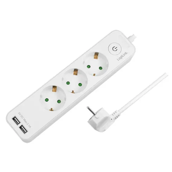 დენის დამაგრძელებელი Logilink LPS248U Socket Outlet 3-Way + Switch + 2xUSB-A 1.5m White - TechMall.geდენის დამაგრძელებელი Logilink LPS248U Socket Outlet 3-Way + Switch + 2xUSB-A 1.5m White - TechMall.ge ,დენის დამაგრძელებელი Logilink LPS248U Socket Outlet 3-Way + Switch + 2xUSB-A 1.5m White - TechMall.ge
