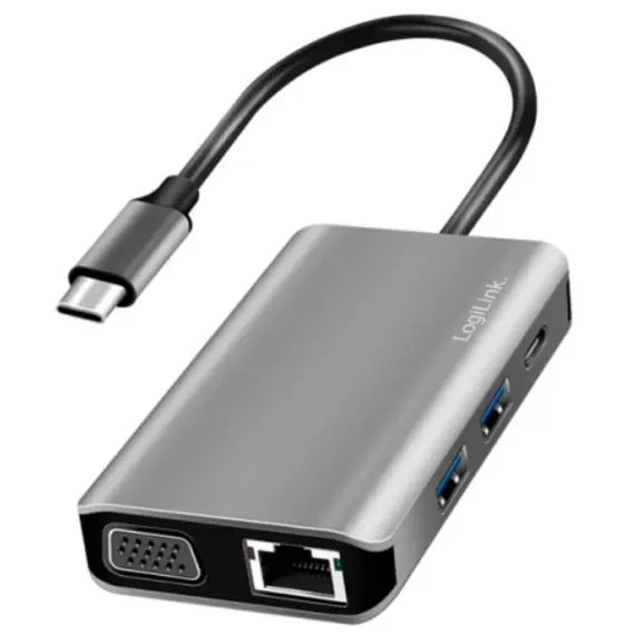 დოქ სადგური Logilink UA0410 USB 3.2 Gen 1 docking station USB-C 7 ports PD anthracite - TechMall.geდოქ სადგური Logilink UA0410 USB 3.2 Gen 1 docking station USB-C 7 ports PD anthracite - TechMall.ge ,დოქ სადგური Logilink UA0410 USB 3.2 Gen 1 docking station USB-C 7 ports PD anthracite - TechMall.ge