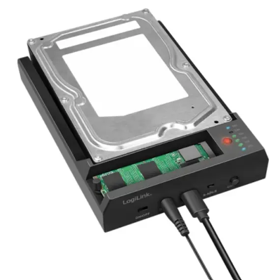 მყარი დისკის დოქ სადგური Logilink QP0031 USB 3.2 Gen 2 Quickport 2-Bay for SATA HDD/SSD and M.2 NVMe SSD, 3 image - TechMall.geმყარი დისკის დოქ სადგური Logilink QP0031 USB 3.2 Gen 2 Quickport 2-Bay for SATA HDD/SSD and M.2 NVMe SSD, 3 image - TechMall.ge ,მყარი დისკის დოქ სადგური Logilink QP0031 USB 3.2 Gen 2 Quickport 2-Bay for SATA HDD/SSD and M.2 NVMe SSD, 3 image - TechMall.ge