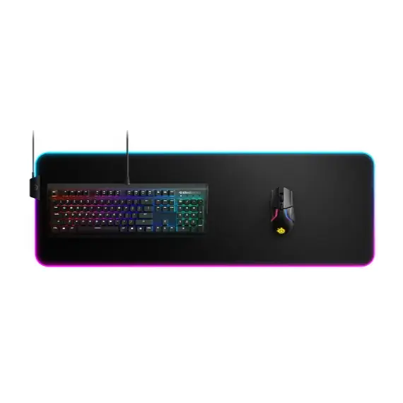 მაუსპადი SteelSeries Mouse Pad QcK Prism Cloth RGB M (900x300x4mm), black, 2 image - TechMall.geმაუსპადი SteelSeries Mouse Pad QcK Prism Cloth RGB M (900x300x4mm), black, 2 image - TechMall.ge ,მაუსპადი SteelSeries Mouse Pad QcK Prism Cloth RGB M (900x300x4mm), black, 2 image - TechMall.ge