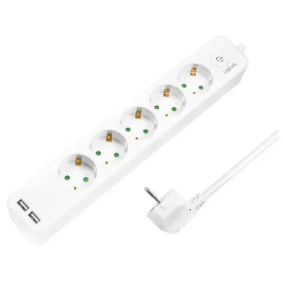 დენის დამაგრძელებელი Logilink LPS249U Socket Outlet 5-Way + Switch + 2xUSB-A 1.5m White - TechMall.geდენის დამაგრძელებელი Logilink LPS249U Socket Outlet 5-Way + Switch + 2xUSB-A 1.5m White - TechMall.ge ,დენის დამაგრძელებელი Logilink LPS249U Socket Outlet 5-Way + Switch + 2xUSB-A 1.5m White - TechMall.ge