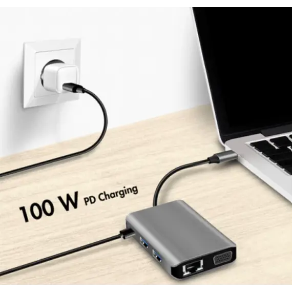 დოქ სადგური Logilink UA0410 USB 3.2 Gen 1 docking station USB-C 7 ports PD anthracite, 4 image - TechMall.geდოქ სადგური Logilink UA0410 USB 3.2 Gen 1 docking station USB-C 7 ports PD anthracite, 4 image - TechMall.ge ,დოქ სადგური Logilink UA0410 USB 3.2 Gen 1 docking station USB-C 7 ports PD anthracite, 4 image - TechMall.ge