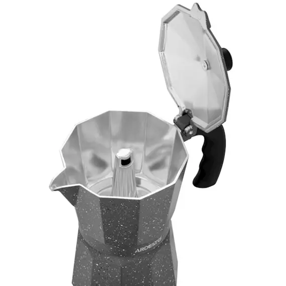 ყავის მადუღარა Ardesto Coffee Maker Gemini Molise, 9 cups, grey, aluminum, 3 image - TechMall.geყავის მადუღარა Ardesto Coffee Maker Gemini Molise, 9 cups, grey, aluminum, 3 image - TechMall.ge ,ყავის მადუღარა Ardesto Coffee Maker Gemini Molise, 9 cups, grey, aluminum, 3 image - TechMall.ge